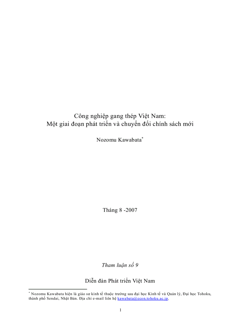 image for page Công nghiệp gang thép Việt Nam