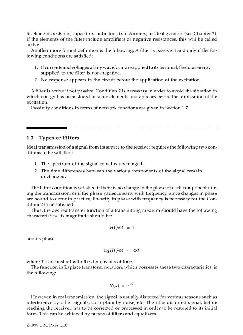 image for page Continuous Time Active Filter Design
