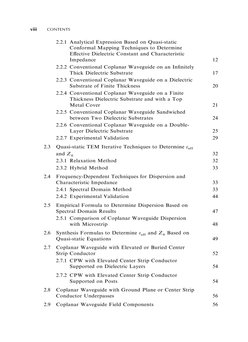 image for page Coplanar Waveguide Circuits Components and Systems