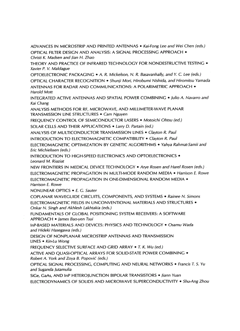 image for page Coplanar Waveguide Circuits Components and Systems