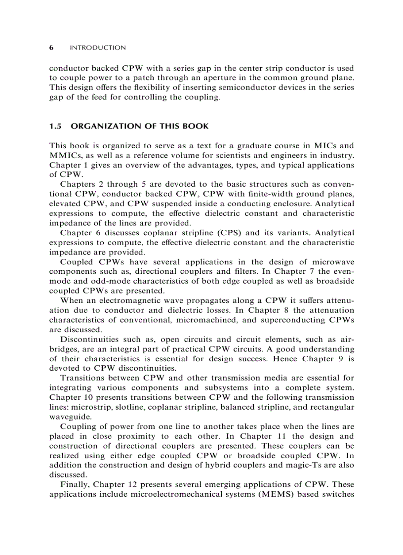 image for page Coplanar Waveguide Circuits Components and Systems