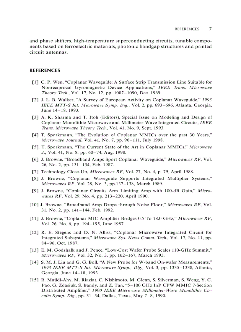 image for page Coplanar Waveguide Circuits Components and Systems