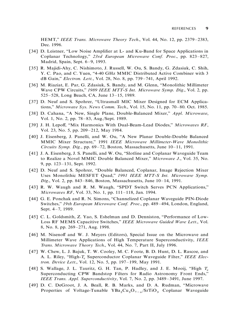 image for page Coplanar Waveguide Circuits Components and Systems