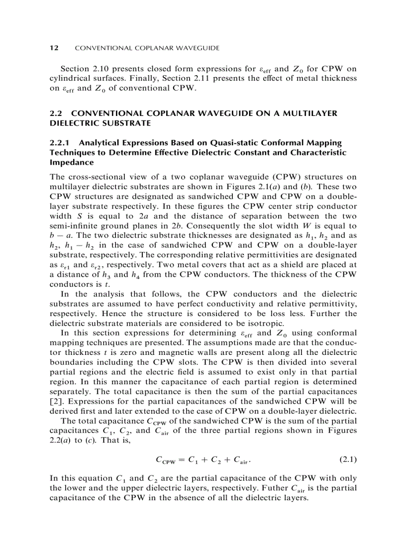 image for page Coplanar Waveguide Circuits Components and Systems