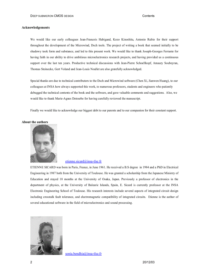 image for page Deep Submicron CMOS Circuit Design Simulator In Hands