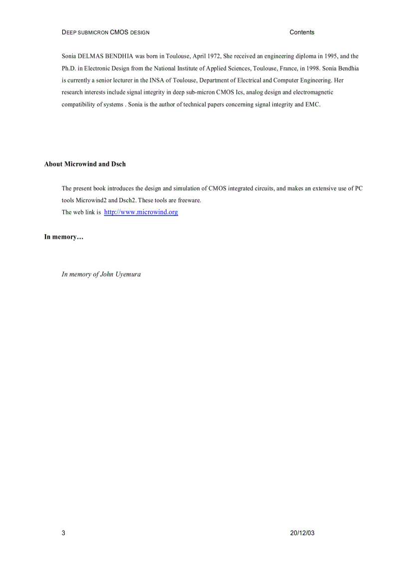 image for page Deep Submicron CMOS Circuit Design Simulator In Hands