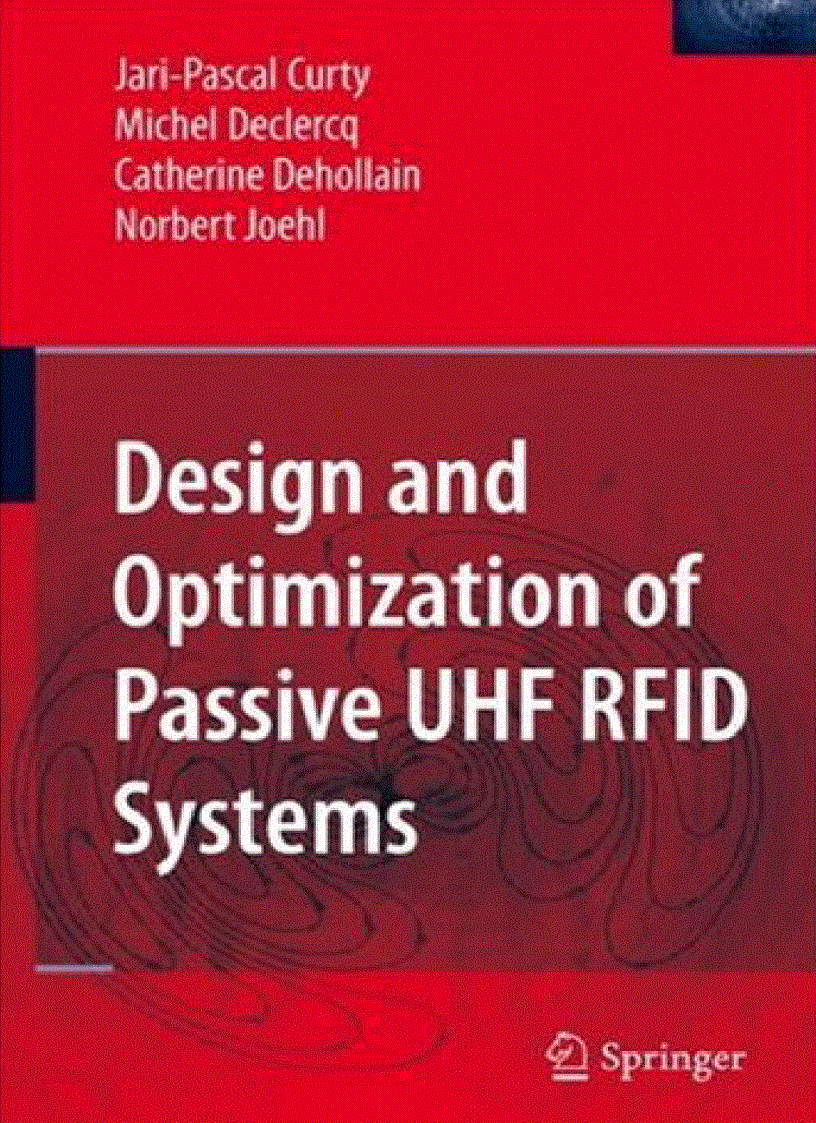 image for page Design and Optimization of Passive UHF RFID Systems