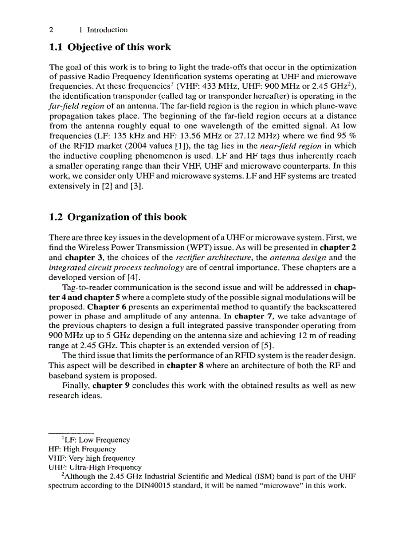 image for page Design and Optimization of Passive UHF RFID Systems