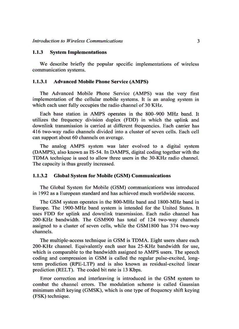 image for page Design and Performance of 3G Wireless Networks and Wireless LANs