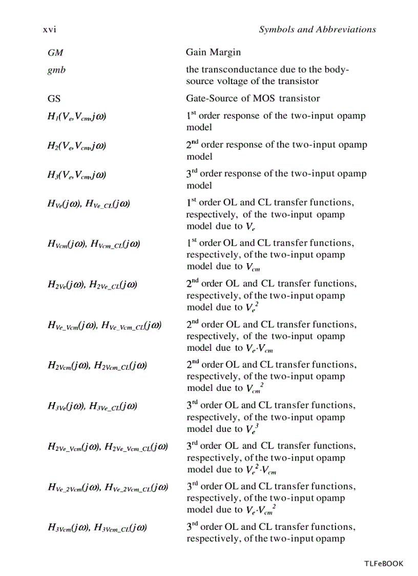 image for page Design Criteria for Low Distortion in Feedback Opamp Circuits