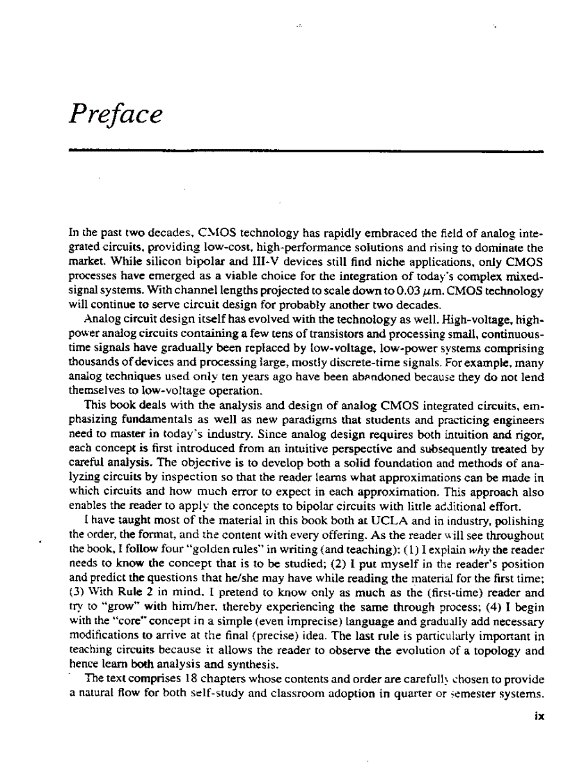 image for page Design of Analog CMOS Integrated Circuits