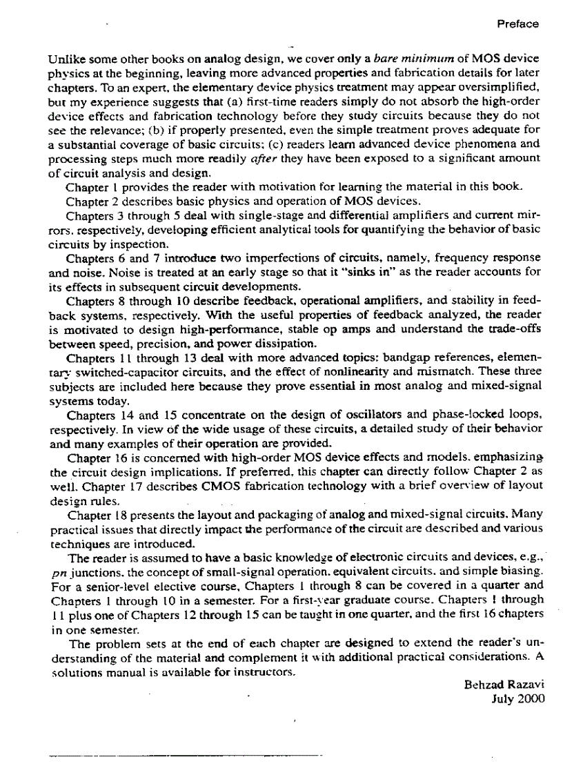 image for page Design of Analog CMOS Integrated Circuits