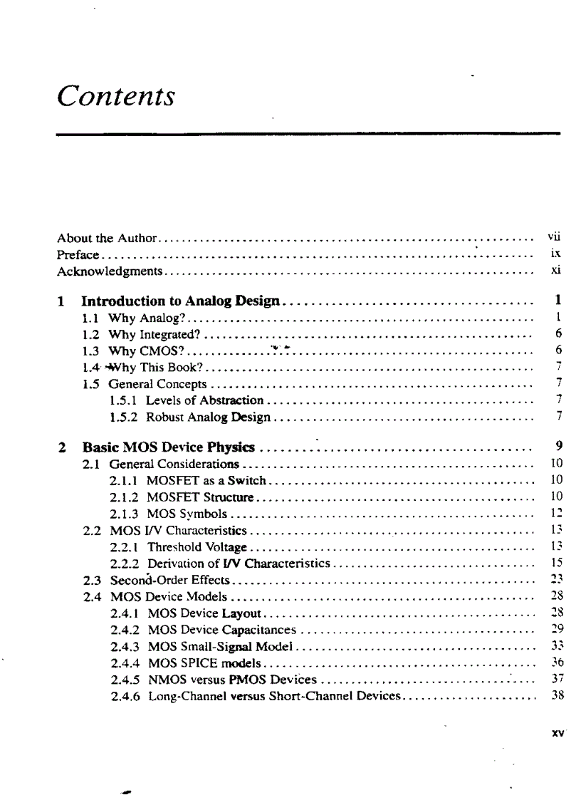image for page Design of Analog CMOS Integrated Circuits