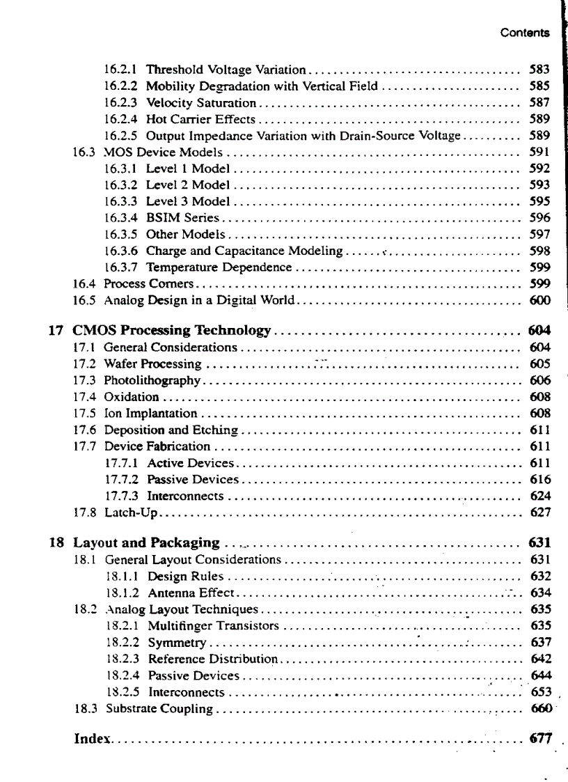 image for page Design of Analog CMOS Integrated Circuits