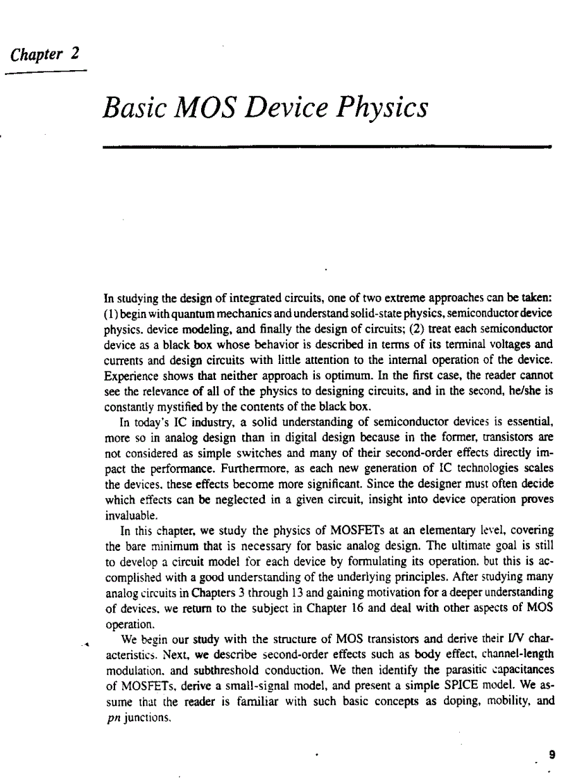 image for page Design of Analog CMOS Integrated Circuits