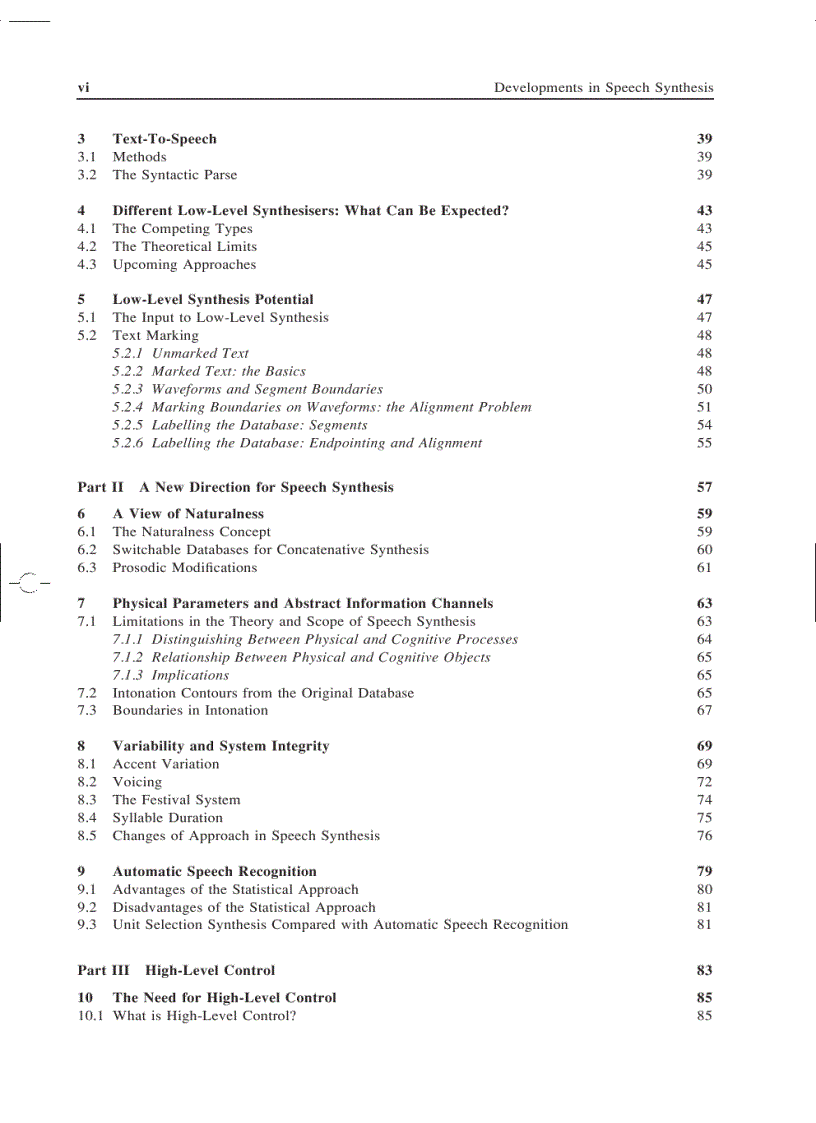 image for page Developments in Speech Synthesis 2005
