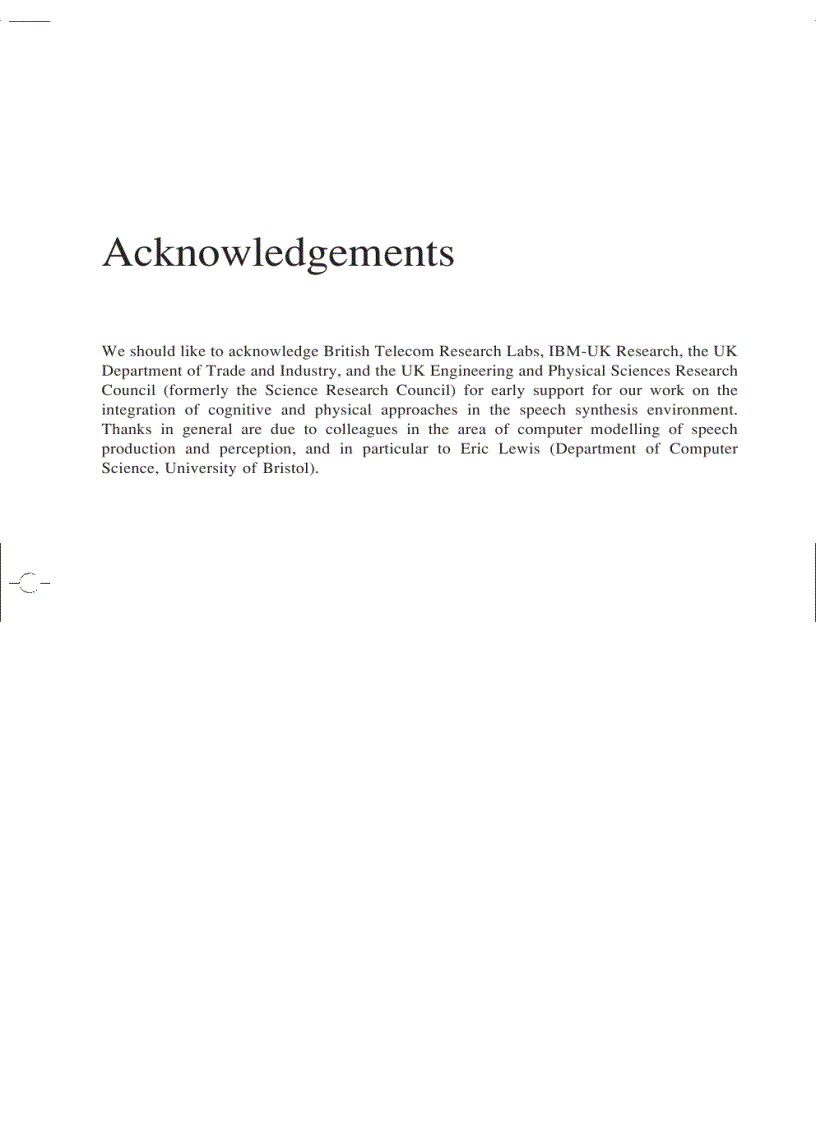 image for page Developments in Speech Synthesis 2005