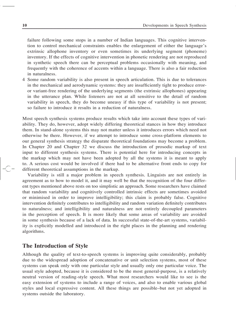 image for page Developments in Speech Synthesis 2005