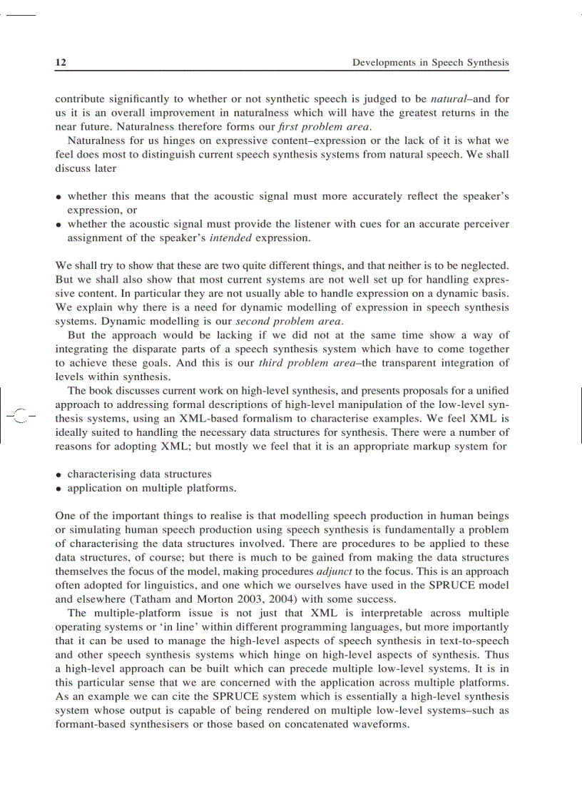 image for page Developments in Speech Synthesis 2005