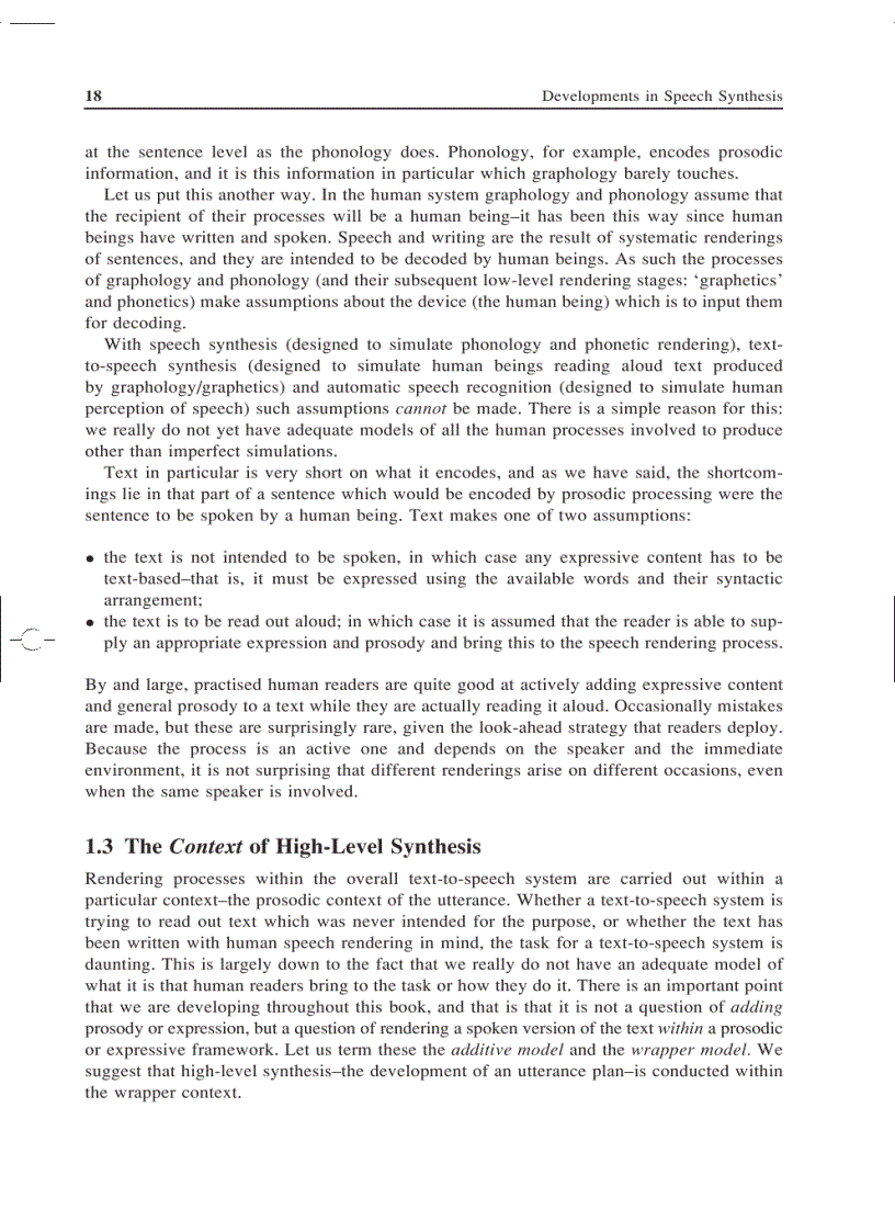 image for page Developments in Speech Synthesis 2005
