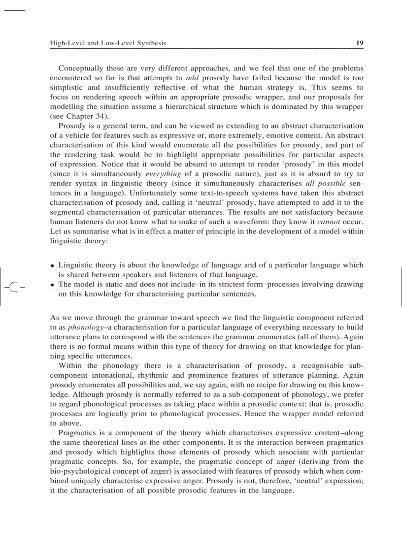 image for page Developments in Speech Synthesis 2005