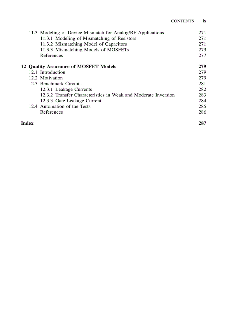 image for page Device Modeling For Analog And RF CMOS Circuit Design