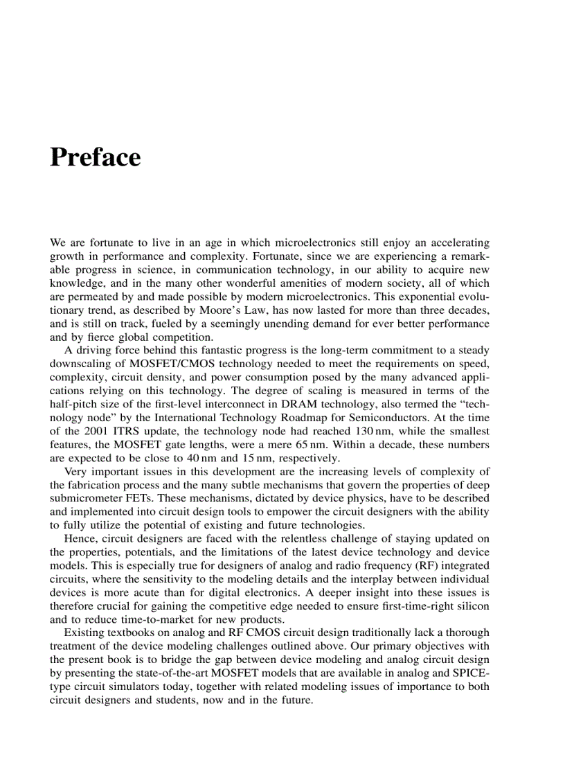 image for page Device Modeling For Analog And RF CMOS Circuit Design