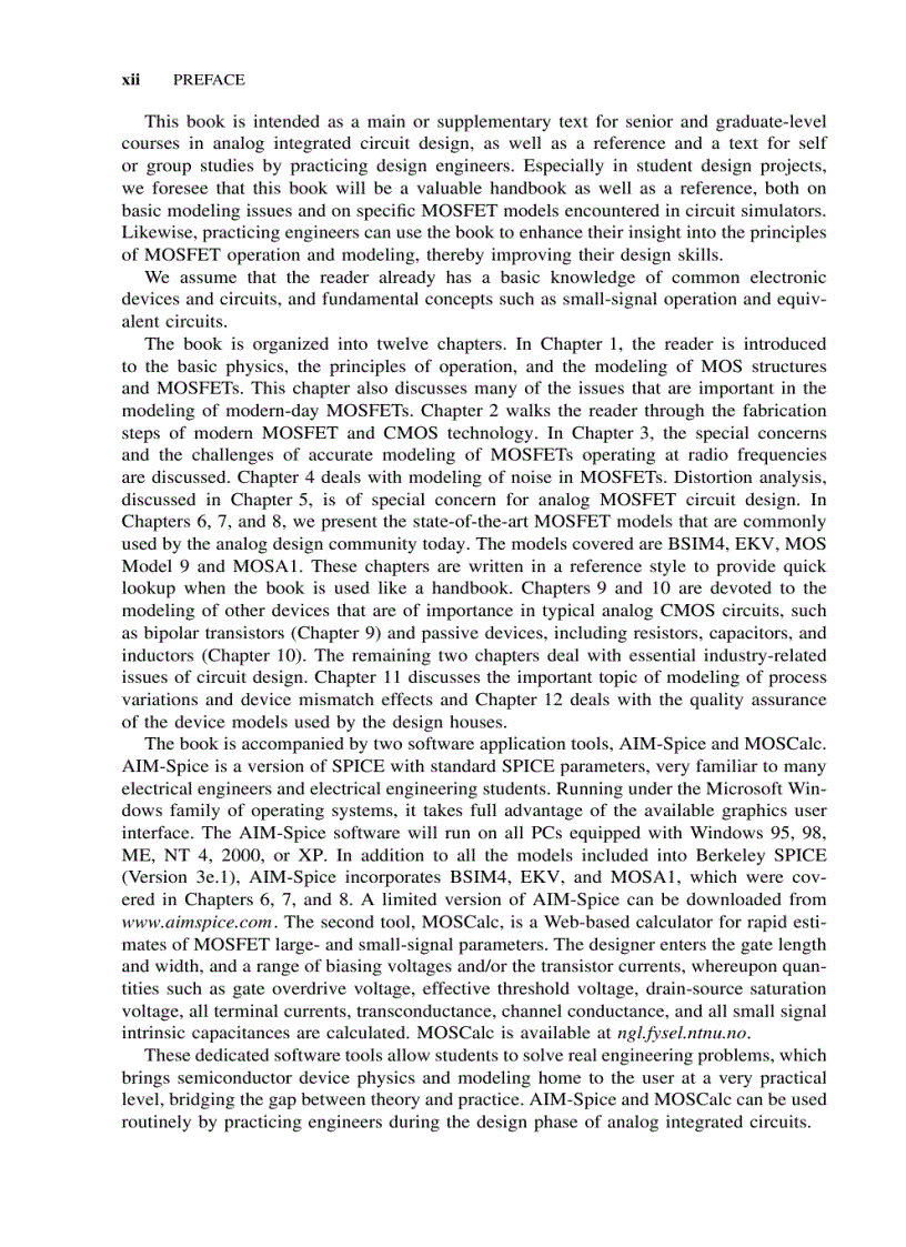 image for page Device Modeling For Analog And RF CMOS Circuit Design