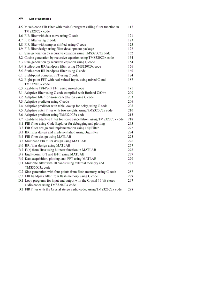 image for page Digital Signal Processing Laboratory Experiments Using C and the TMS320C31 DSK