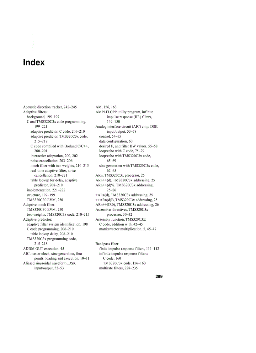 image for page Digital Signal Processing Laboratory Experiments Using C and the TMS320C31 DSK