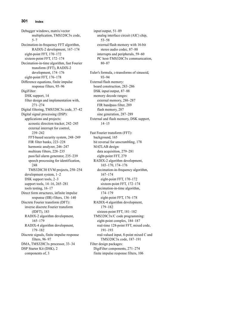 image for page Digital Signal Processing Laboratory Experiments Using C and the TMS320C31 DSK