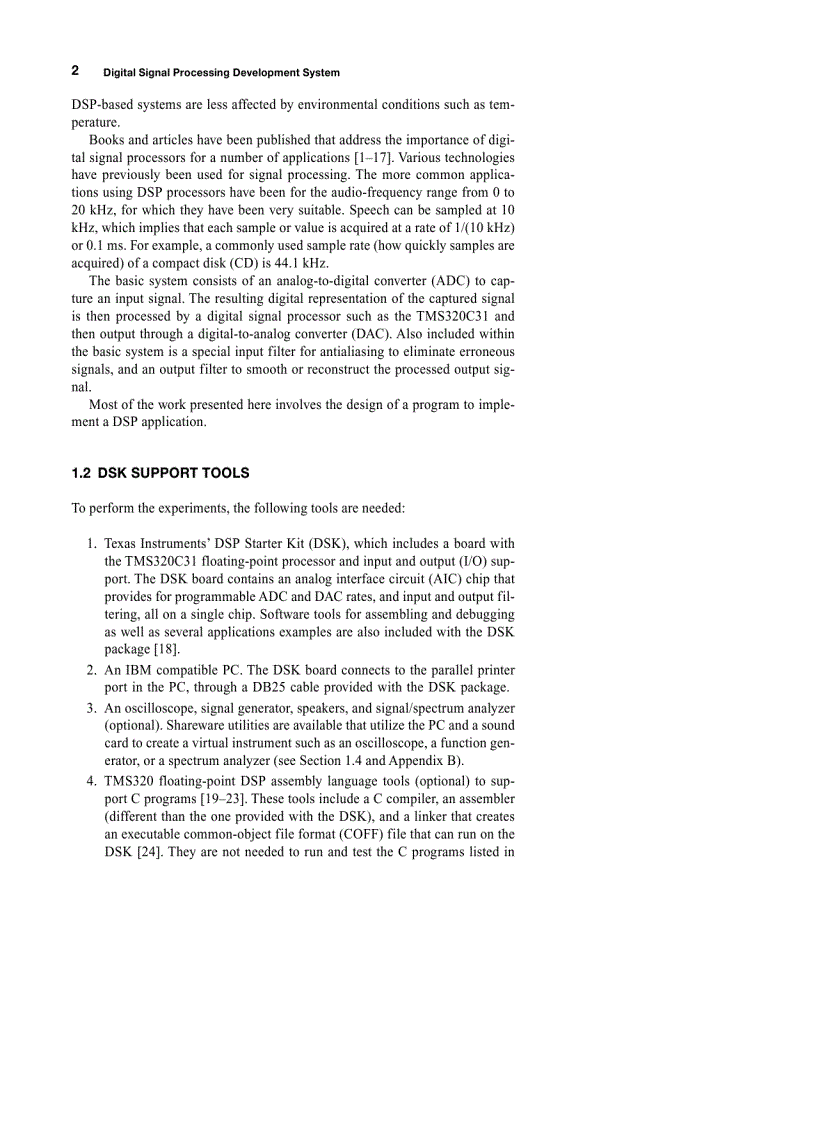 image for page Digital Signal Processing Laboratory Experiments Using C and the TMS320C31 DSK