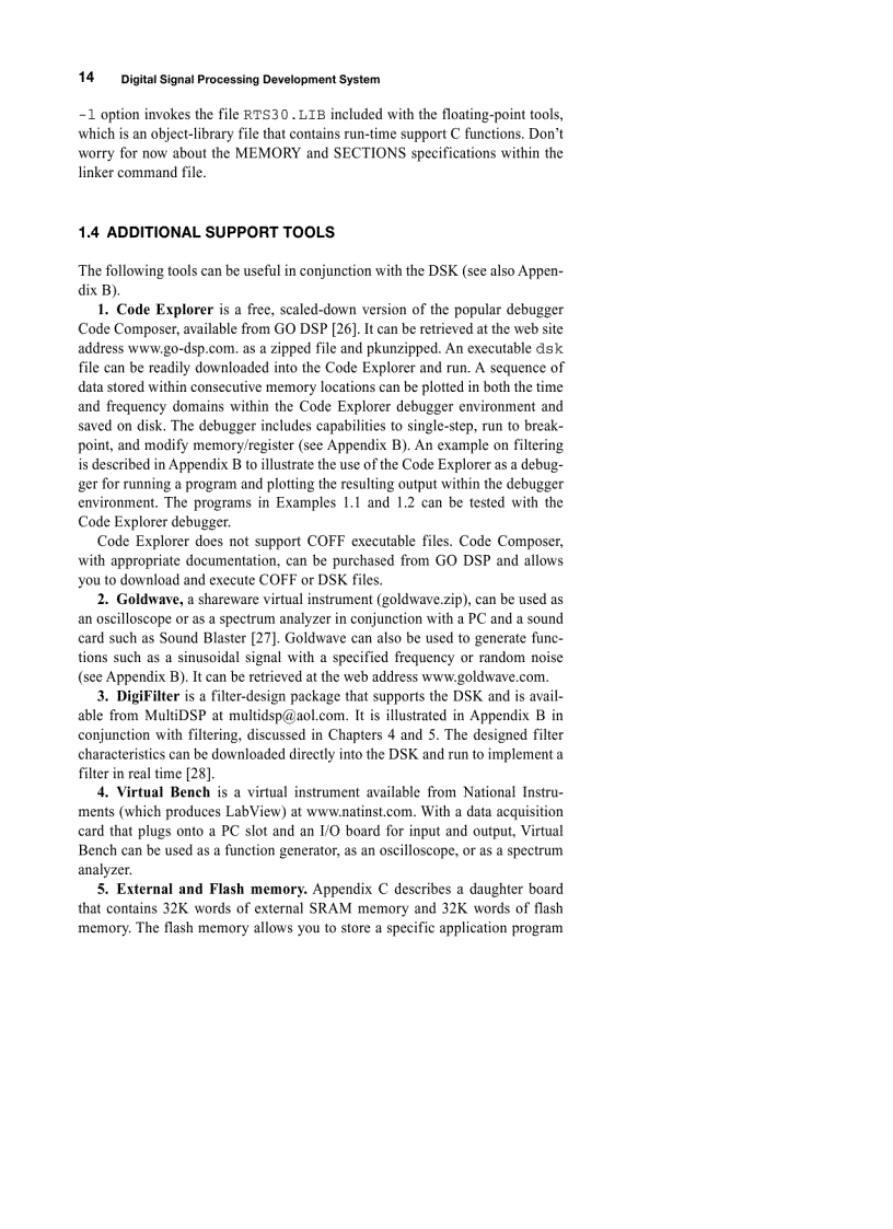 image for page Digital Signal Processing Laboratory Experiments Using C and the TMS320C31 DSK