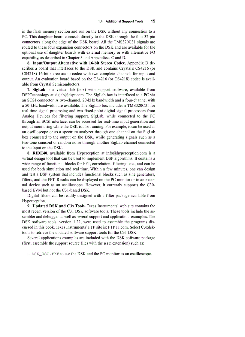 image for page Digital Signal Processing Laboratory Experiments Using C and the TMS320C31 DSK