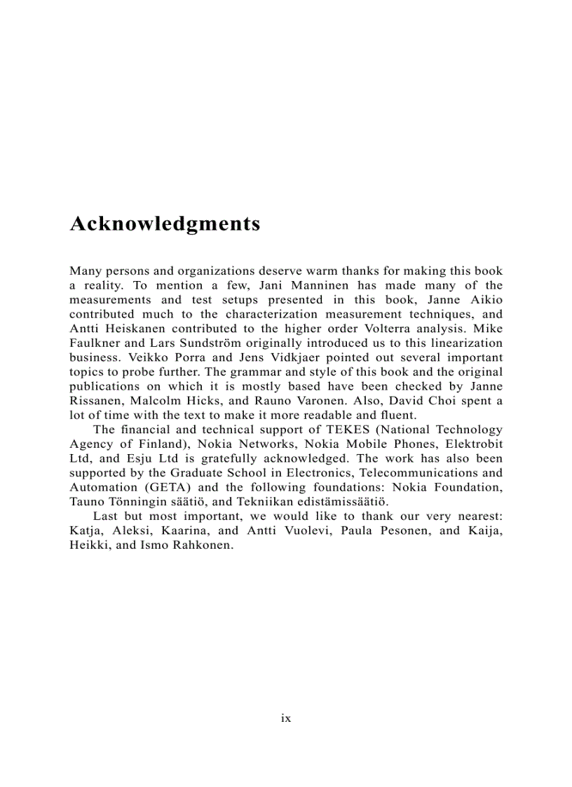 image for page Distortion in RF Power Amplifiers