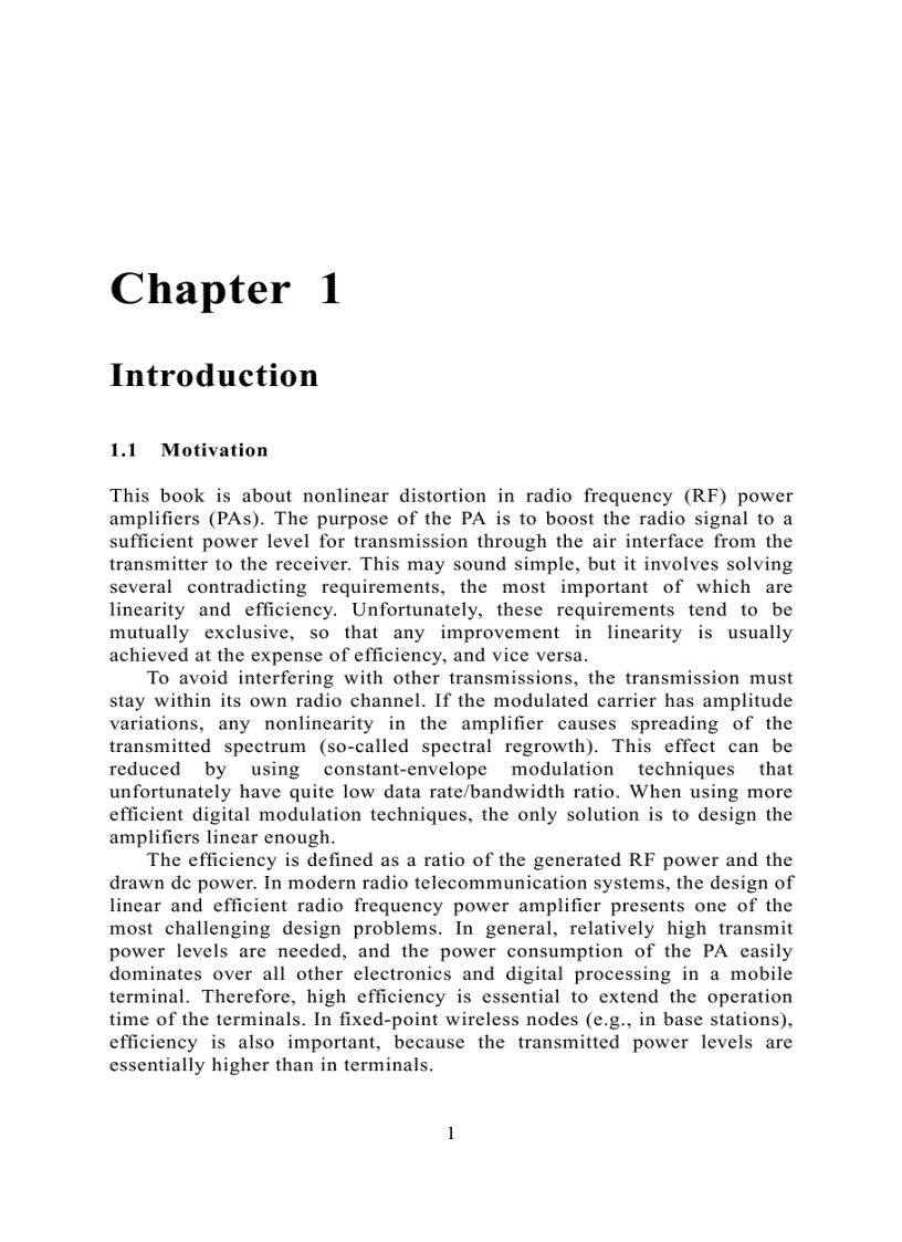image for page Distortion in RF Power Amplifiers