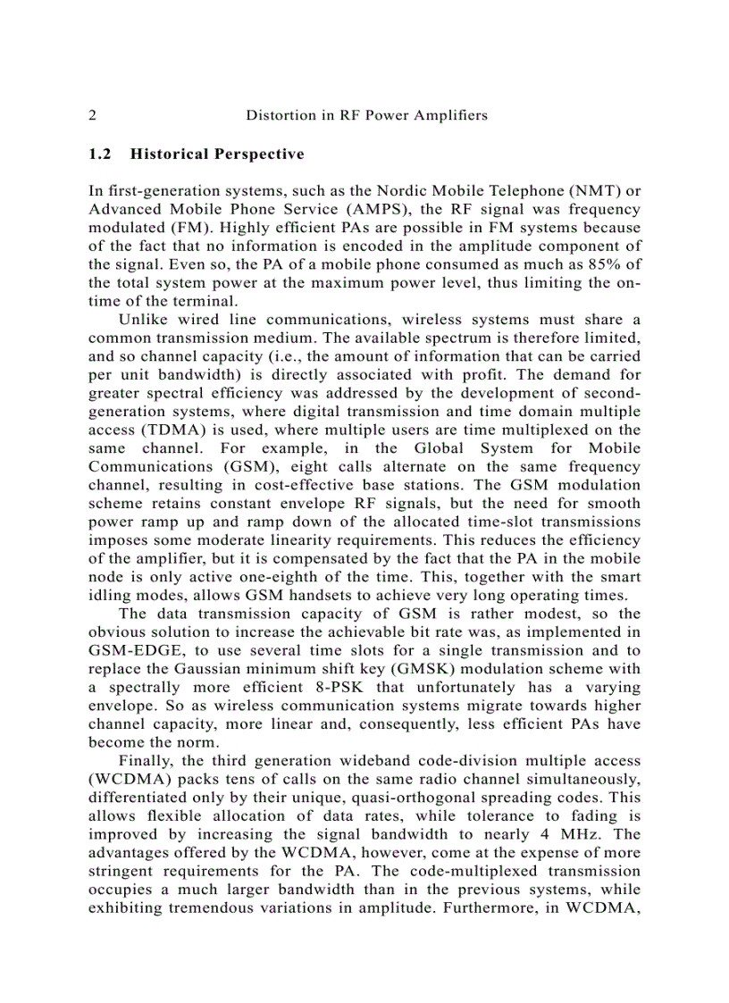 image for page Distortion in RF Power Amplifiers