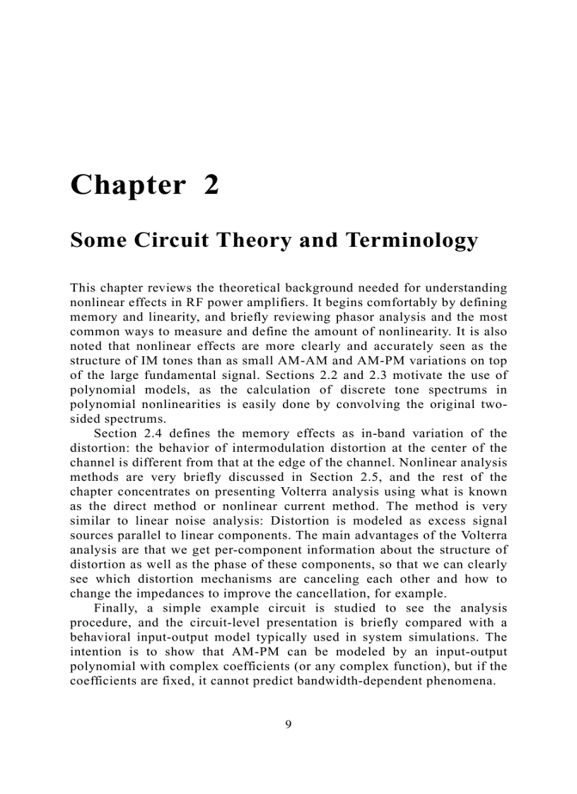 image for page Distortion in RF Power Amplifiers
