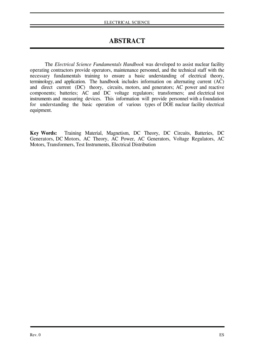 image for page DOE Fundamentals Handbook Electrical Science vol 3
