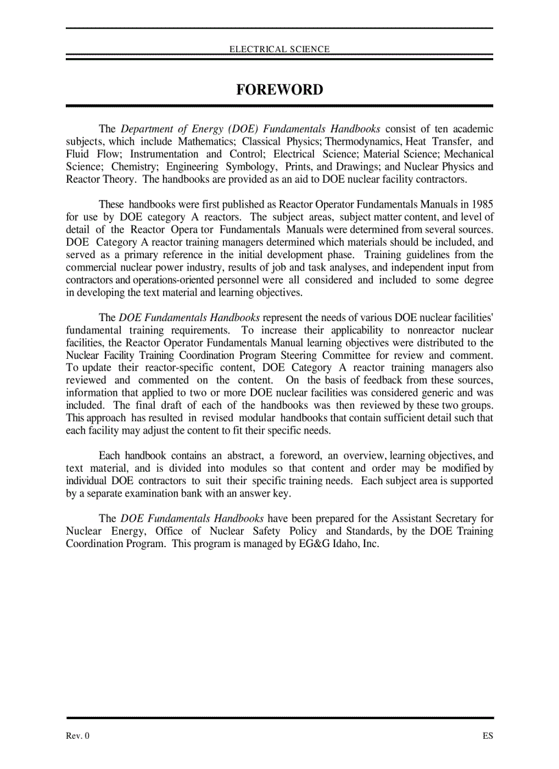 image for page DOE Fundamentals Handbook Electrical Science vol 3