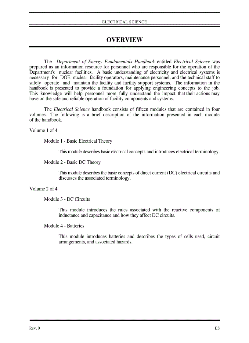 image for page DOE Fundamentals Handbook Electrical Science vol 3