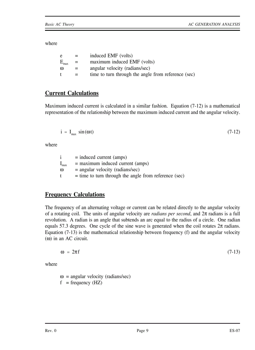 image for page DOE Fundamentals Handbook Electrical Science vol 3