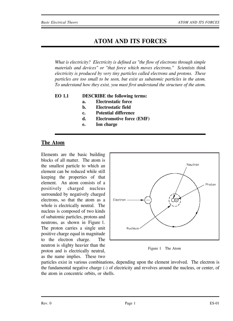 image for page DOE Fundamentals Handbook Electrical Science vol 1 of 4