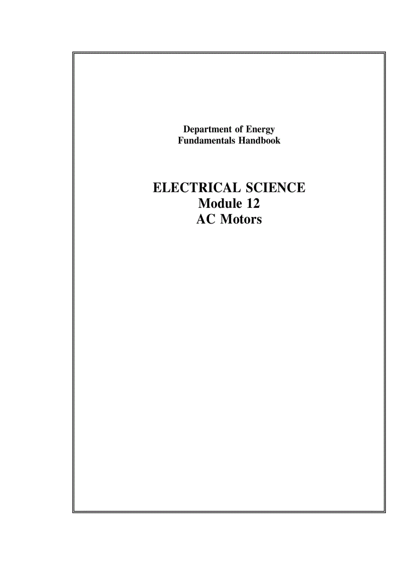 image for page DOE Fundamentals Handbook Electrical Science vol 4 of 4