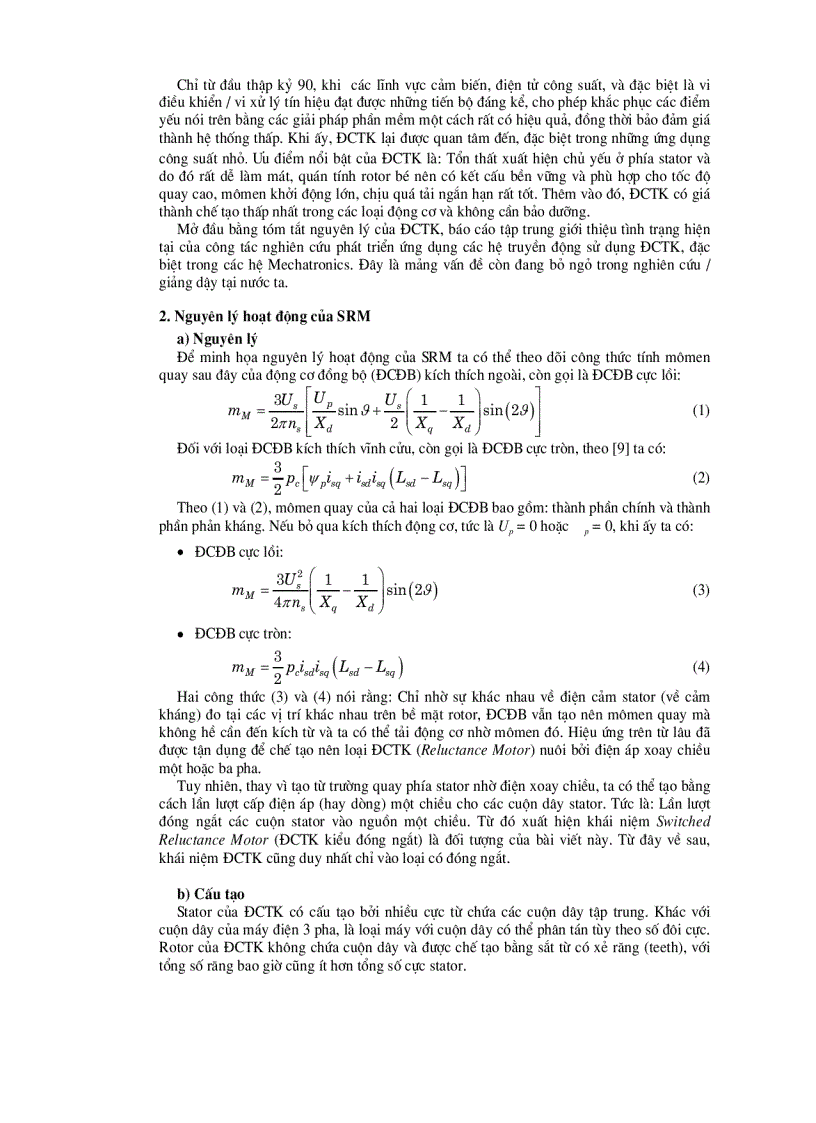 image for page Động cơ từ kháng triển vọng ứng dụng trong các hệ thống Mechatronics