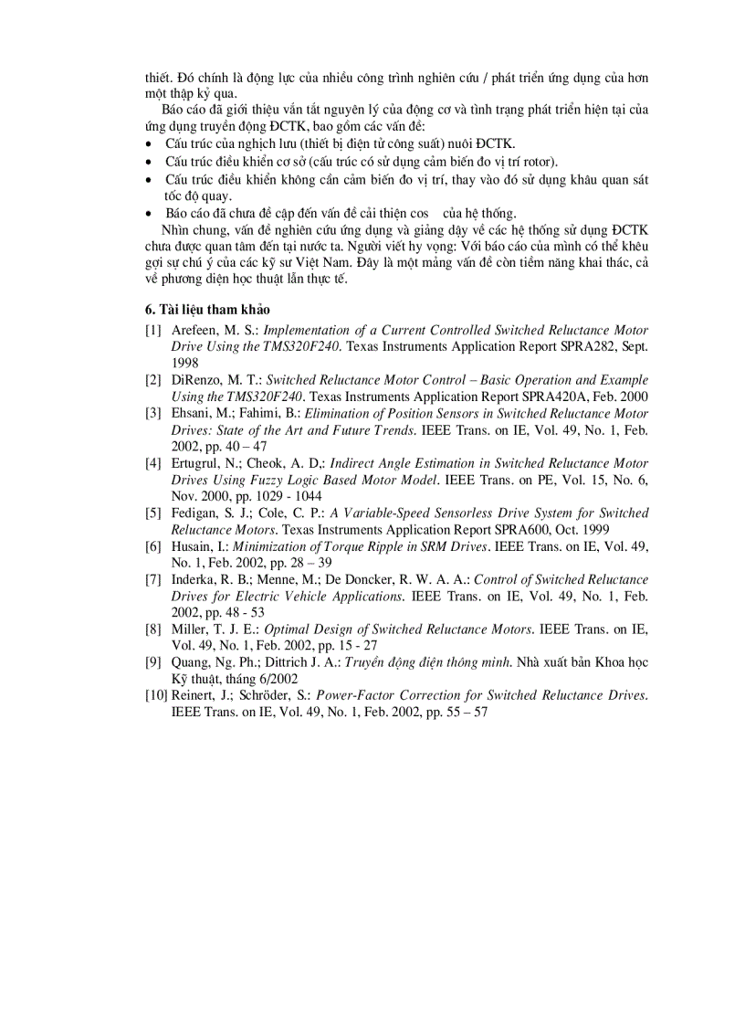 image for page Động cơ từ kháng triển vọng ứng dụng trong các hệ thống Mechatronics