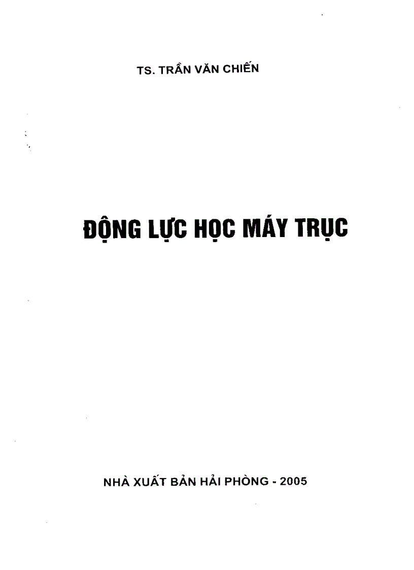 image for page Động lực học máy trục