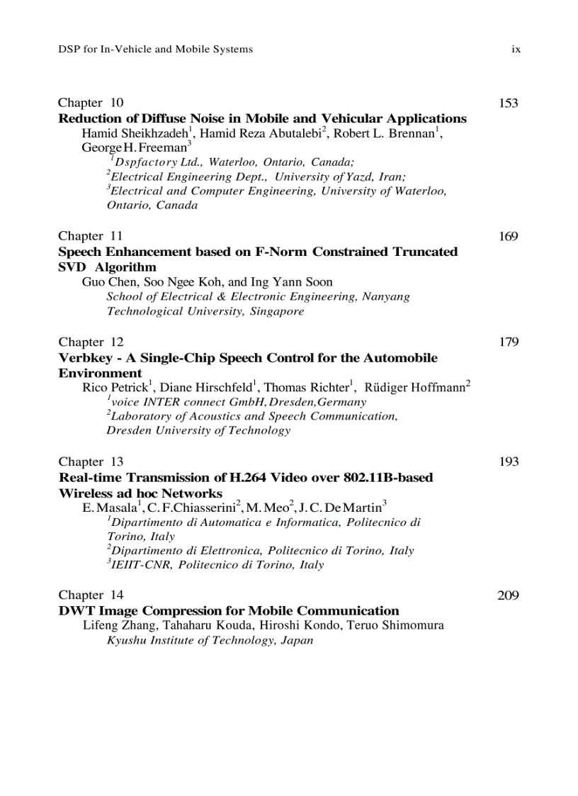image for page DSP for In Vehicle and Mobile Systems 1