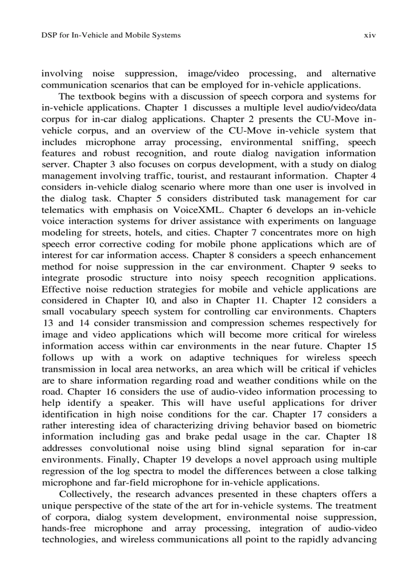 image for page DSP for In Vehicle and Mobile Systems 1