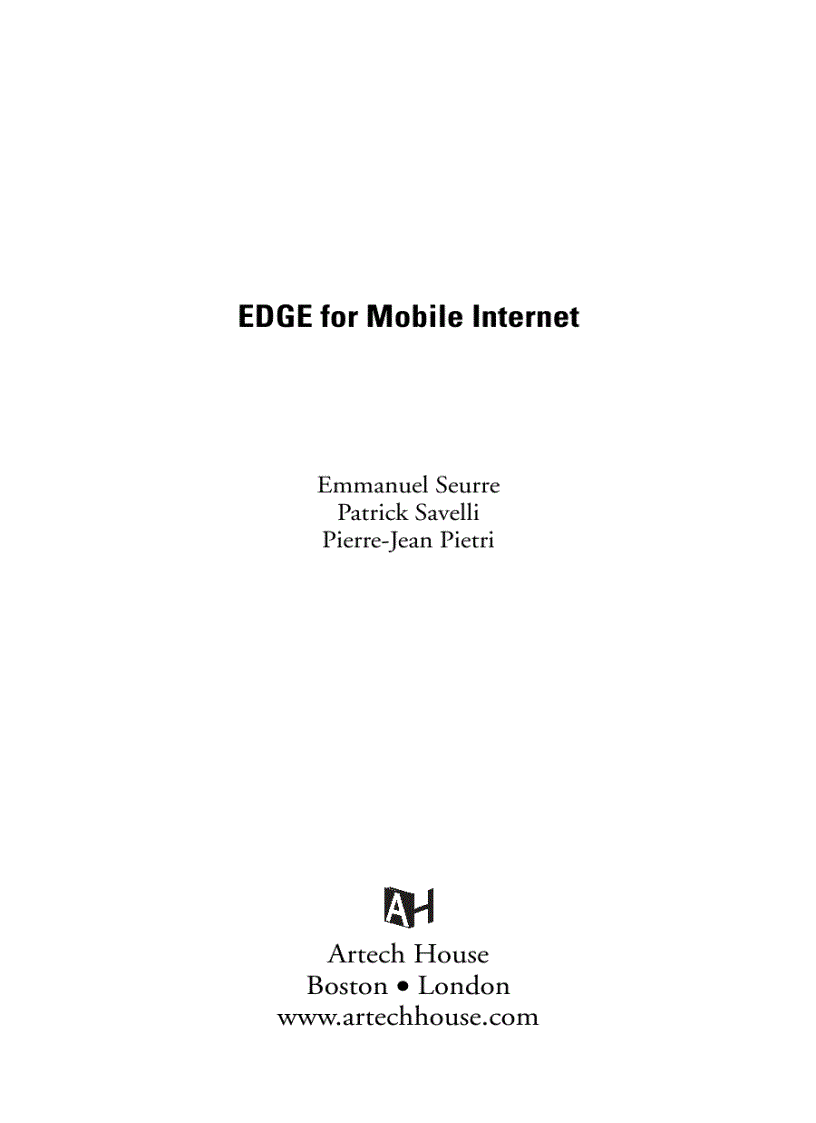 image for page EDGE for Mobile Internet